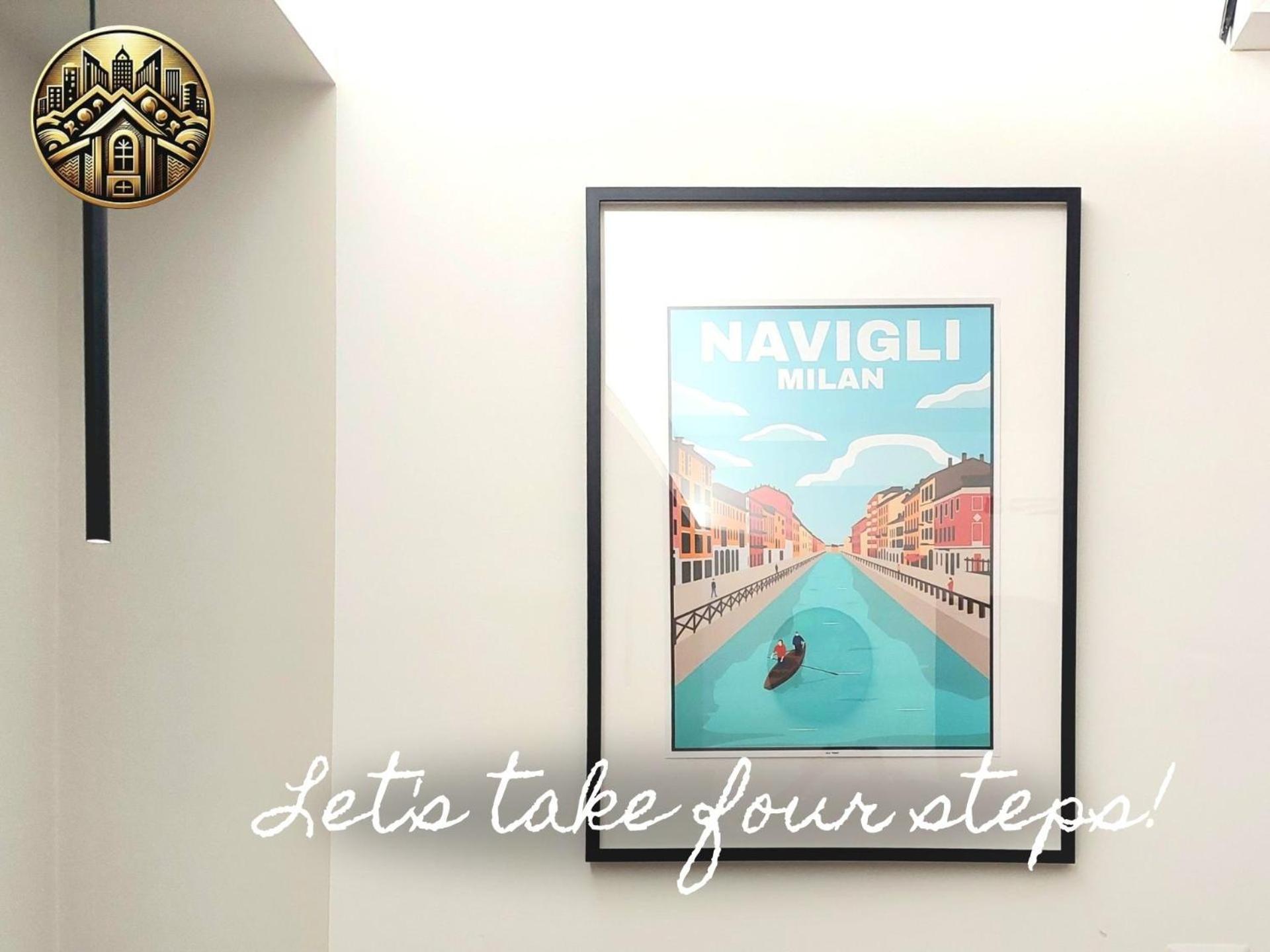 Navigli-San Babila New Studio Attico Balcone Aria Милан Экстерьер фото